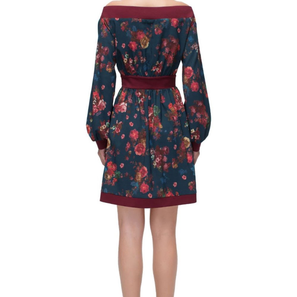 LATTORI-FLORAL PRINT DRESS - Picture 4 of 4
